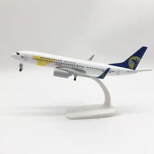Modelo de Avión B737 <span class=keywords><strong>Mongalia</strong></span> de 20CM, de Aleación Metálica Fundida a Presión, Decoración de Escritorio, Regalo para Coleccionistas y Aficionados a la Aviación - Product Image 1