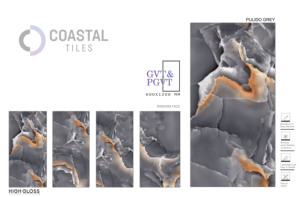 Azulejos de alto brillo PULIDO GRIS 600x1200MM / 24X48 al mejor precio - Product Image 2