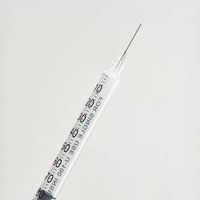 Seringue d'insuline vétérinaire jetable en plastique stérile de 0,3 ml/0,5 ml/1 ml*29 g/30 g/31 g*13 mm/8 mm/6 mm pour porcs/chèvres