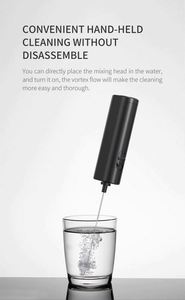 Best Price Automatic Milk <b>Steamer</b> Handheld <b>Electric</b> Coffee Machine Whisk Milk Frother - Product Image 6