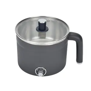 Small 1.2liter Multipurpose Electric Pot Cooking Mini Rice Cooker Non Stick Hot Pot Cooker
