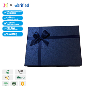 Wholesale 2025 OEM Gold Foiled Logo Pantone Color Gift Paper <b>Box</b> with Lid and Base Customization for Personalized Logo - Product Image 1