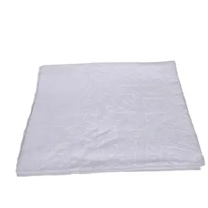 Toalha islâmica masculina para Haj, tecido de algodão branco para Haj