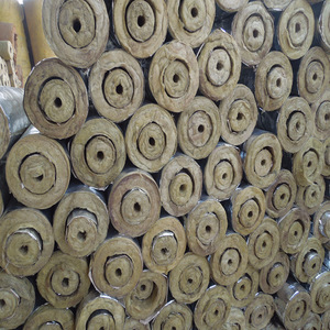 Rock <b>Wool</b> Pipe 90k-48*30 90k-76*30 <b>Thermal</b> Insulation Sound Absorbing Tubular Mineral Fiber Pipe Shell - Product Image 4