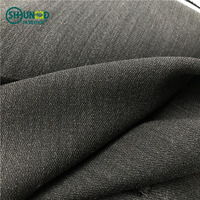 Twill Weave Tissé Fusible / Fusing Interlining pour t-shirt/vêtements/vêtements pour femmes Couleur Noir