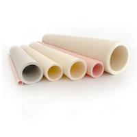 Harga pabrik 1600 ℃ tabung keramik suhu tinggi tabung aluminium tinggi tabung perlindungan isolasi korundum thermowell