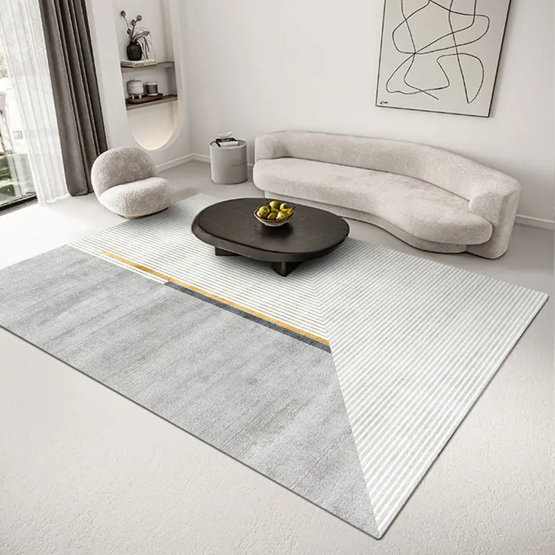 Home Decor Abstract Geometric Pattern Carpet Soft Non-slip Area Rug Area Rug