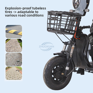 Triciclo Eléctrico Ecológico con Diseño Elegante y Espacio de Almacenamiento Frontal Práctico - Product Image 5