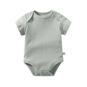 Ropa de Bebé de Manga Corta, Triangular, de Algodón Suave, Multicolor, Moderna, para Recién Nacidos, Niños y Niñas, para Gimnasio y Dormitorio - Product Image 5