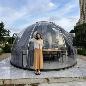 Moderno di lusso Glamping tenda cupola casa pieno Hotel all'aperto per la famiglia campeggio ed elegante - Product Image 5