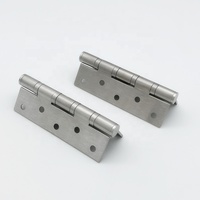 Charnières de porte de 5 pouces à roulement à billes en acier inoxydable pour portes en acier et en bois