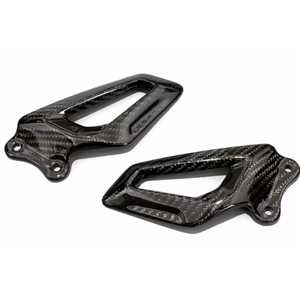 Cho BMW S1000RR 2019 2020 2021 2022 2023 2024 3K 100% khô sợi carbon xe máy Phụ kiện chân <span class=keywords><strong>PEG</strong></span> Bìa Heel Tấm bảo vệ - Product Image 1