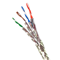 Câble LAN intérieur/extérieur FTTH Cat6 Cat6A 305m en cuivre pur OEM UTP PVC PE CE RoHS ISO 9001