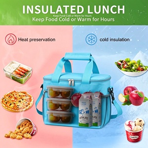 Factory Custom Material Polyester Eco-Friendly Large Capacity Waterproof Insulated <b>Lunch</b> <b>Box</b> <b>Bag</b> Ice Pack Student Portable <b>Bag</b> - Product Image 5