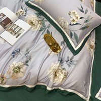 Parures de lit 100% coton, designs imprimés numériques 3D personnalisés, ensemble de draps, textile de maison, ensemble de couette