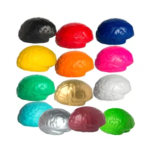 BSBH Promotional Hand Muscle Exercise Pressure Ball Brain Stress Ball Halloween Brain Toy For Hospital