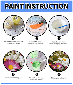 Vente en gros de peinture Fantasy Lotus par numéros pour décoration murale de la maison Idée cadeau unique pour adultes - Product Image 4