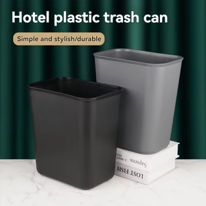 Poubelle commerciale pour hôtel/gaston hôtelier - Corbeille à papier pour salle de bain, poubelle pour cuisine/salon/maison/bureau - Product Image 1