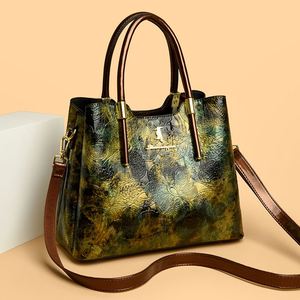 Bolso de Mano de Diseño de Lujo para Mujer, con Patrón Geométrico, Correa Cruzada, Cierre de Cremallera y Cadenas Bolso de Hombro Antirrobo y Resistente.6155 - Product Image 4