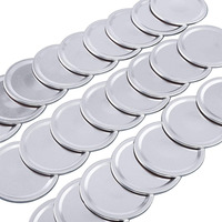 Vente chaude Canning Couvercle Mason 70mm 86mm Or Argent Couvre Remplacement Fer Blanc D'étanchéité Réutilisable Étanche Split Type Pot Couvercle