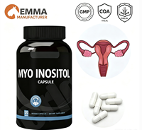 Capsules de Myo-Inositol OEM, 120 Capsules Végétales, Folate, Santé Féminine, Halal, GMP, Complément en Vrac, Marque Privée