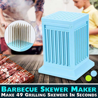 Kebab d'extérieur réutilisable Kebab d'agneau trancheuse à viande outil de perçage 49 grilles outil de kebab avec 1 an de garantie