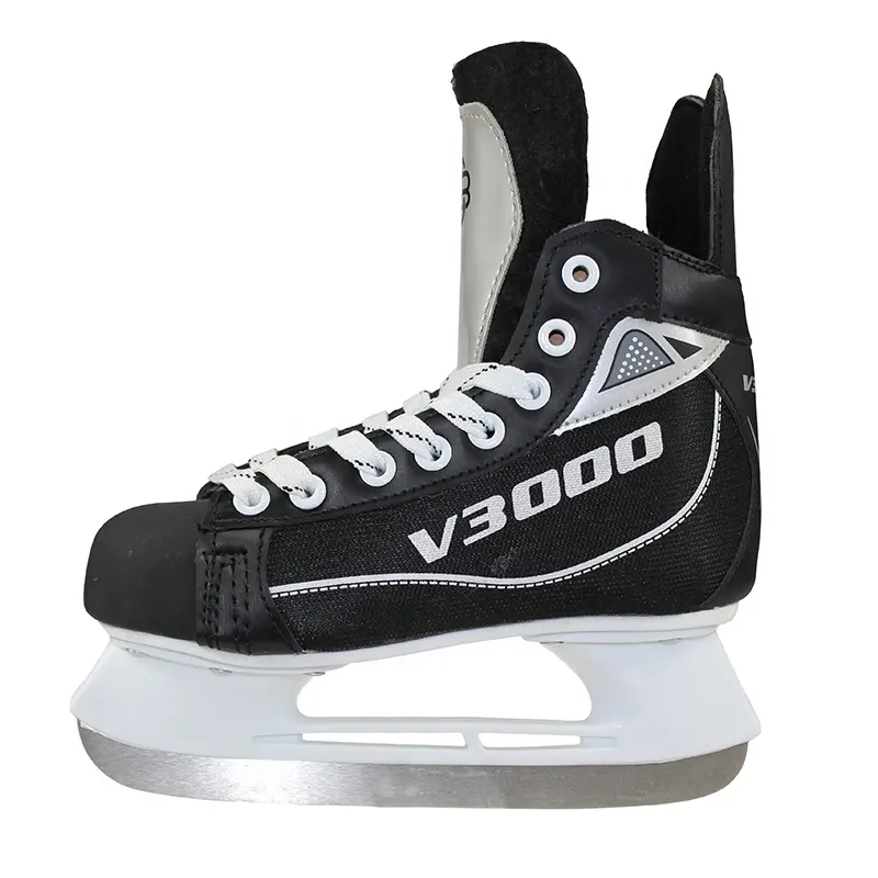 Volwassen Instap Recreatief Hockey Rolschaatsen Schoen Schaatsen Hockey Schoenen Zwart Pvc Katoenen Stof Heren Winter 1 Paren/doos