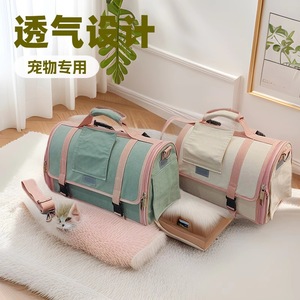 New cross-border <b>cat</b> bag, portable travel space capsule dog <b>backpack</b> crossbody bag, breathable pet bag - Product Image 4