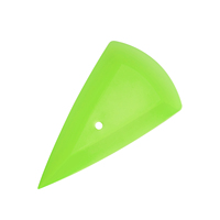 Kit de raclettes triangulaires vertes pour la réparation des coins de film vinyle et les outils d'application de film teinté pour vitres