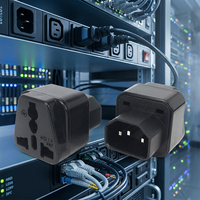 Prise universelle UPS/PDU IEC-C14 mâle, adaptateur de prise électrique à 3 broches, prise de conversion, 10A250V avec CE WD-320