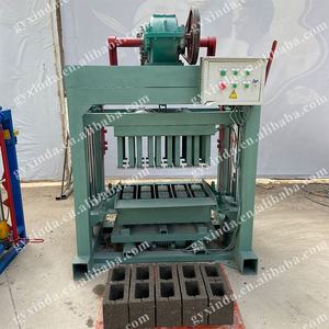 เครื่องทำบล็อกกลวงแบบอเนกประสงค์ กึ่งอัตโนมัติ เครื่องทำอิฐคอนกรีต เครื่องทำอิฐกลวง สำหรับโรงงานอิฐ - Product Image 3