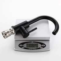 SUS304 acier inoxydable classique noir mitigeur robinet de lavabo monté sur le pont eau chaude et froide cuisine et salle de bain robinet usage domestique