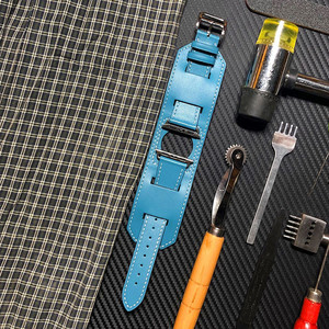 Upro <b>Leather</b> Cuff Strap for apple Watch Band iWatch Bands 38mm 40mm 42mm 44mm Genuine <b>Leather</b> <b>Bracelet</b> - Product Image 6