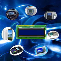 Layar LCD Karakter COB STN 16x2 Biru 5V dengan Lampu Latar LED, Layar 2.7 inci, Kontroler ST7066U, Modul LCD 1602 untuk Industri