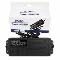 Adaptateur d'alimentation pour moteur de machine à poncer LED, 3-12V 5A, tension réglable, stabilisateur de tension, vente en gros du fabricant