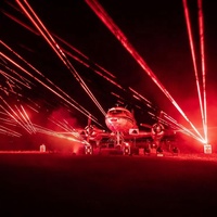 Projecteur laser RGB extérieur étanche IP65 80W 25kpps pour effets ciel et bâtiments