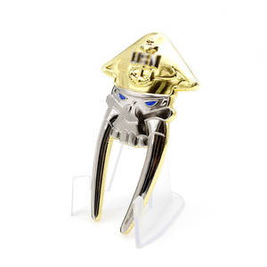 Металлическая 3d эмалированная сувенирная Золотая Серебряная двойное покрытие с логотипом под заказ - Product Image 2