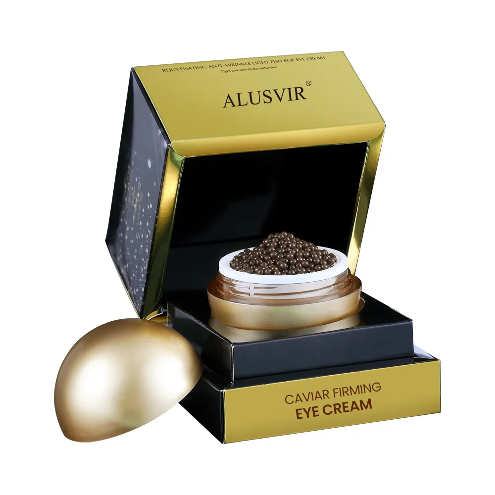 Caviale di lusso personalizzato rassodante occhi rughe cerchio e crema gonfiore Anti invecchiamento Private Label sotto la crema per gli occhi con bastone