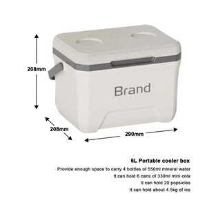 Thiết kế mới xách tay trẻ em màu vàng Ice Cream Giao hàng Aussie hộp làm mát bia nhựa <span class=keywords><strong>vaccine</strong></span> Nhiệt <span class=keywords><strong>Cooler</strong></span> <span class=keywords><strong>Box</strong></span> cho cắm trại - Product Image 3