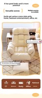 Chaise de bureau et de maison moderne et confortable, dossier inclinable pour ordinateur, design de canapé paresseux, chaise relaxante