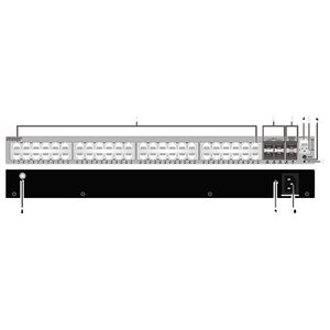 S5735-L48LP4XE-A-V2 Huawe 48-Port Gigabit <b>Ethernet</b> PoE+ <b>Switch</b> With 4 10GE SFP+ and 2 12GE Stack Ports 48-Port Gigabit <b>Ethernet</b> - Product Image 1