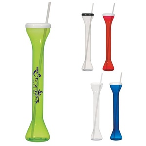 Vaso de cóctel Yard Cup de 24 oz, plástico PET, color personalizado, para fiestas y eventos, con logotipo personalizado, venta al por mayor - Product Image 1