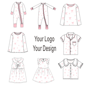 Produttore all'ingrosso stampa personalizzata 2 pezzi di natale Halloween in cotone biologico ragazzi abbigliamento per bambini <span class=keywords><strong>pigiama</strong></span> per bambini ragazze Set - Product Image 5
