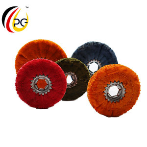 Rueda de algodón Sisal de compuestos de pulido de ahorro de pulidor más suave y flexible para corte de acero inoxidable - Product Image 2