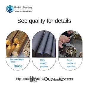 Bushing Flens Tembaga Grafit Boniu MPSZ6/8/10/12 Tahan Aus, Pelumas Sendiri, Bantalan Flens Dorong, Cina - Product Image 3