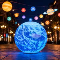 Planète gonflable LED rechargeable