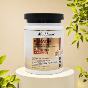 Maddynia <span class=keywords><strong>Mascarilla</strong></span> <span class=keywords><strong>de</strong></span> queratina profesional <span class=keywords><strong>para</strong></span> <span class=keywords><strong>el</strong></span> <span class=keywords><strong>cabello</strong></span> Crema <span class=keywords><strong>de</strong></span> ácido hialurónico <span class=keywords><strong>para</strong></span> todo tipo <span class=keywords><strong>de</strong></span> <span class=keywords><strong>cabello</strong></span> Mejora <span class=keywords><strong>el</strong></span> brillo Tames Frizz <span class=keywords><strong>para</strong></span> <span class=keywords><strong>cabello</strong></span> brillante - Product Image 1