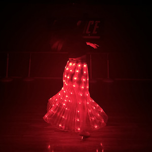 Nouvelle Conception, Jupe Lumineuse LED à Télécommande, Costumes de Danse du Ventre, Robe de Scène pour Mariage, Accessoires de Fête en Club pour Femmes - Product Image 5