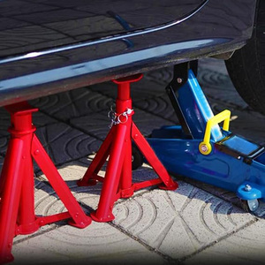 Herramienta de reparación de automóviles Gatos hidráulicos de automóviles con 2T Floor <span class=keywords><strong>Jack</strong></span> y <span class=keywords><strong>Jack</strong></span> Stand - Product Image 2