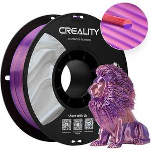 Filamento Creality Silk Pla de 1.75mm, Rosa Púrpura Multicolor, Filamento para Impresora 3D, Tacto Suave y Brillante, Bobina de 1kg - Product Image 1